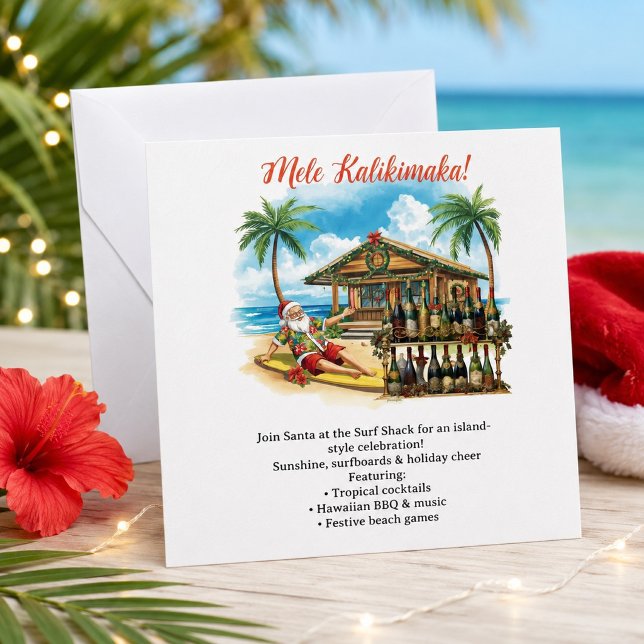 Reserve A Data Festa de Natal do Havaí “Mele Kalikimaka!”  (Criador carregado)