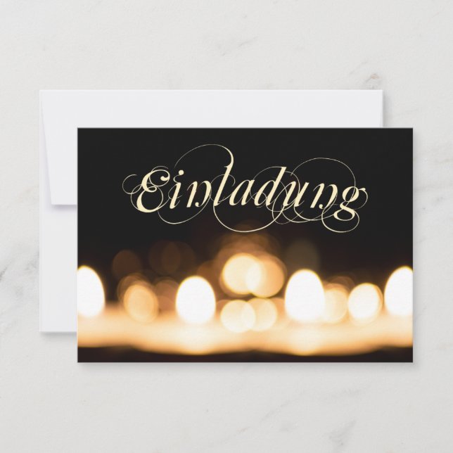 Reserve A Data Festliche Einladungskarte mit Stil! (Frente)