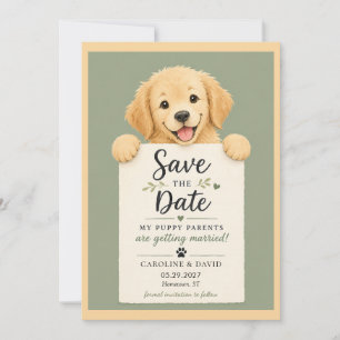 Reserve A Data Filhote de Retriever Dourado Casamento Fofo