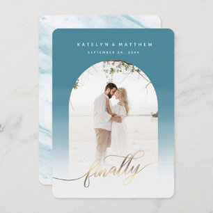 Reserve A Data Finalmente, Foto com quadro do Arco de Cascata de