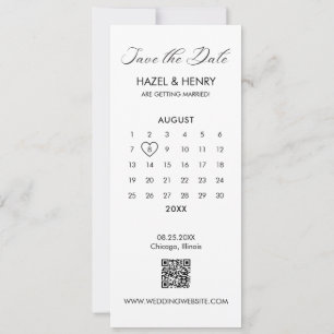 Reserve A Data Fita de Fotografias Moderna Minimalista