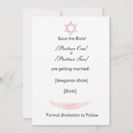 Reserve A Data Flat Save The Date Card