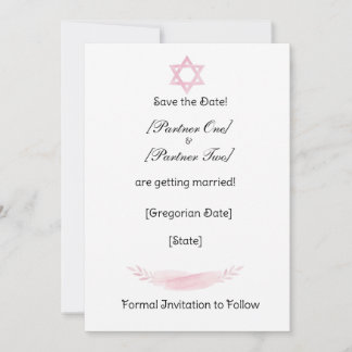 Reserve A Data Flat Save The Date Card