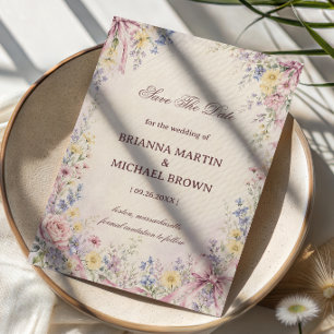 Reserve A Data Floral Pastel Vintage