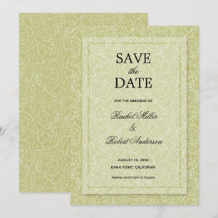 Reserve A Data Floral Primavera Verde