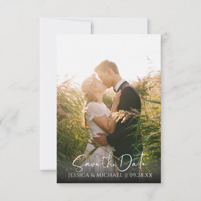 Reserve A Data Flores de Aquarela Douradas de Rosa de Borgonha De (Frente)