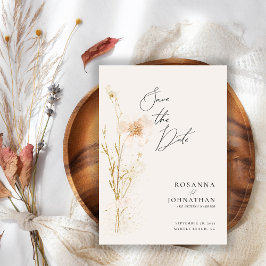 Reserve A Data Flores Douradas Românticas e Esmagadas