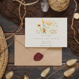 Reserve A Data Flores Silvestres Simples Botânica de Casamento