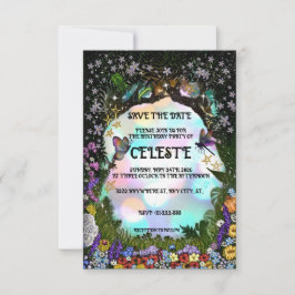 Reserve A Data Floresta Encantada de Magia das Fadas