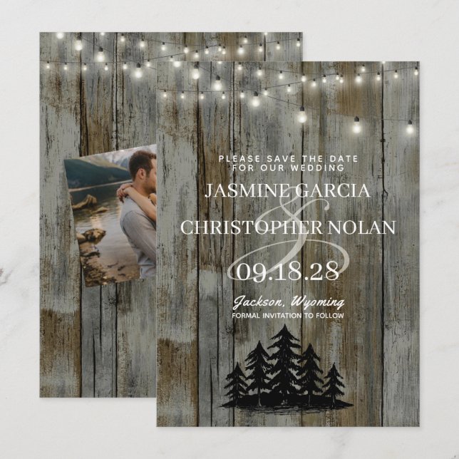 Reserve A Data Floresta Negra Russa (Frente/Verso)