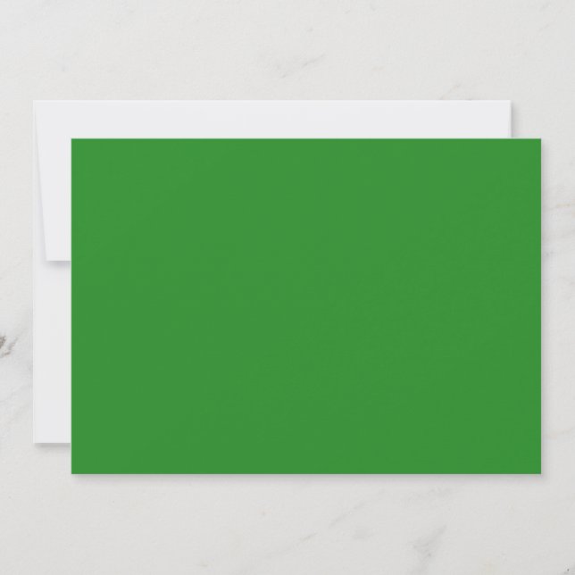 Reserve A Data Floresta Verde e Branco Salvar a Data – Personaliz (Frente)