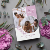 Folhagem Roxa Fotos Sobrepostas Salvar A Data