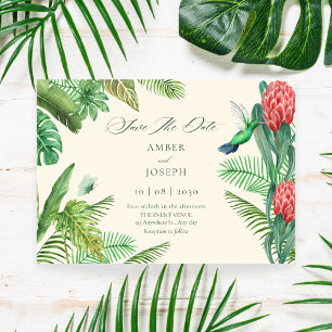 Reserve A Data Folhas verdes tropicais selva
