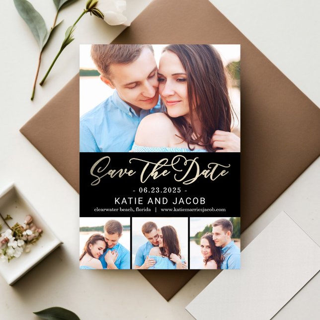 Reserve A Data Forever Love EDITABLE COLOR Save The Date Card (Criador carregado)