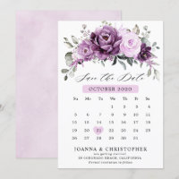 Formas de Casamento Floral Moody Blooms Roxo Dusty