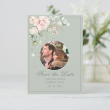 Foto Blush Pink Watercolor Casamento Floral