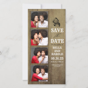 Reserve A Data Foto: Booth Themed Rustic Country Save the Date