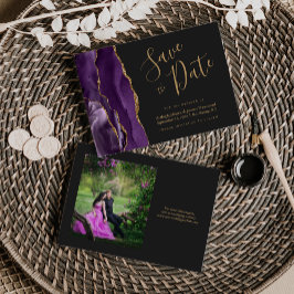 Reserve A Data Foto: Casamento Dourado de Agate Roxo - Salve a Da