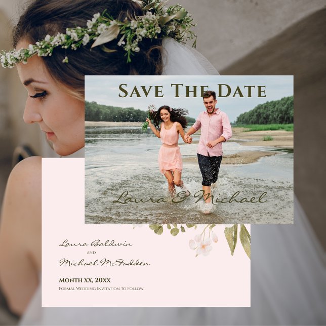 Reserve A Data Foto Casamento Salvar Data (Photo Wedding Save The Date)