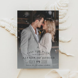 Reserve A Data Foto Clássica de Casamento