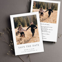 Foto clássica Salvar a data