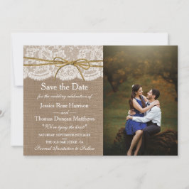 Reserve A Data Foto da Coleção de Casamentos do Arco Rustic Twine