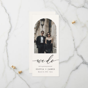 Reserve A Data Foto de Arquivo de Marcador Moderno Casamento Salv