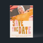 Reserve A Data Foto de Bat Mitzvah, Retro Única Colorida do Groov<br><div class="desc">Imagem de Retrô Único Colorida do Groovy Mitzvah Foto para Salvar a Data - disponível como download digital ou impressa</div>