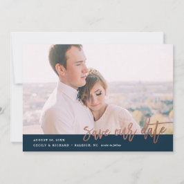 Reserve A Data Foto de caligrafia moderna salvar data