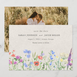 Reserve A Data Foto de Casamento Boho com Flores Silvestres