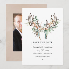 Reserve A Data Foto de casamento boho de algodão e eucalipto