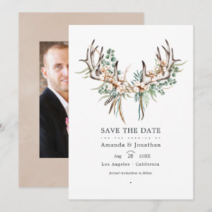 Reserve A Data Foto de casamento boho de algodão e eucalipto