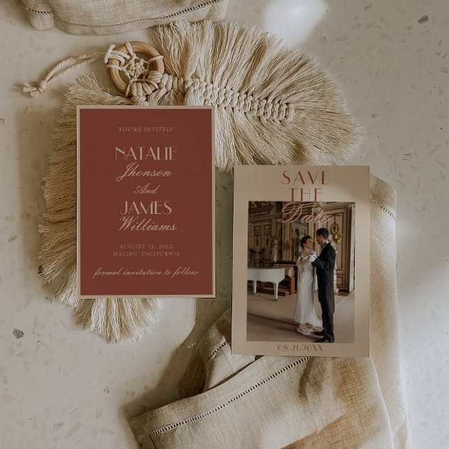 Reserve A Data Foto de casamento clássica em creme de Auburn para (Criador carregado)