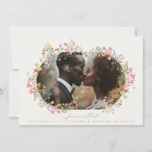 Reserve A Data foto de casamento da primavera de arca floral eleg