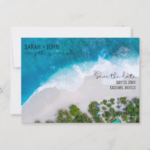 Reserve A Data Foto de Casamento de Praia de Destino Salvar a Dat