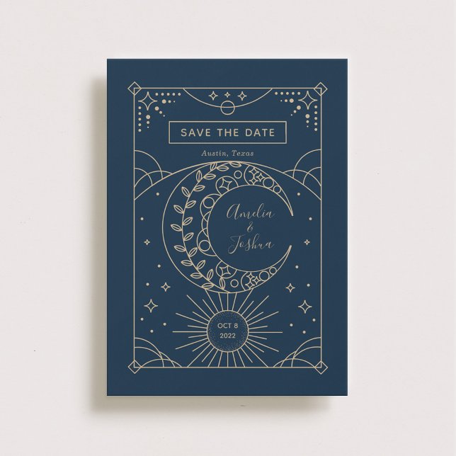 Reserve A Data Foto de casamento de Stardust Salve a data (Criador carregado)