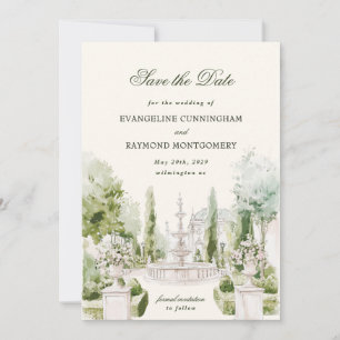 Reserve A Data Foto de casamento elegante em jardim de mansão em 