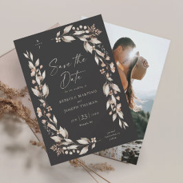 Reserve A Data Foto de casamento floral elegante Boho Wildflower