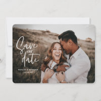 foto de casamento geométrica e com caligrafia