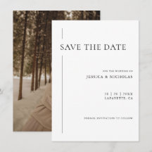 Foto de Casamento Preto e Branco Moderno Elegante