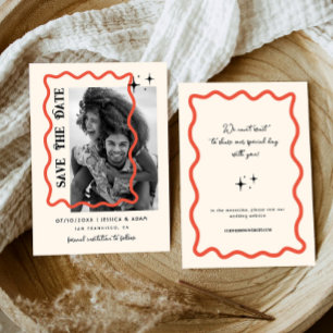 Reserve A Data Foto De Casamento Retroativo Do Quadro De Onda Sal