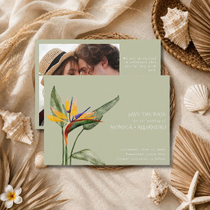 Reserve A Data Foto de Casamento Tropical na Praia com Flor de Pa