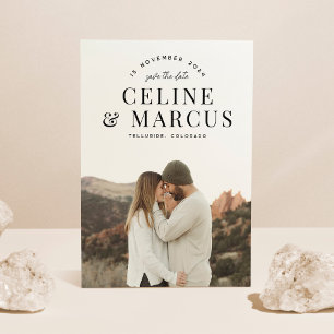 Reserve A Data Foto de Cheio simples na moda