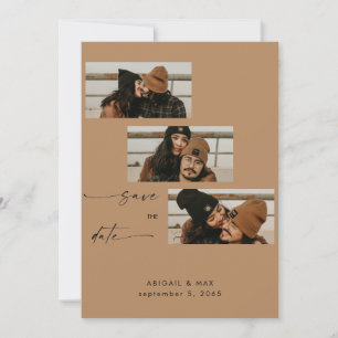 Reserve A Data Foto de Colagem de Salmão Casamento Salva a Data