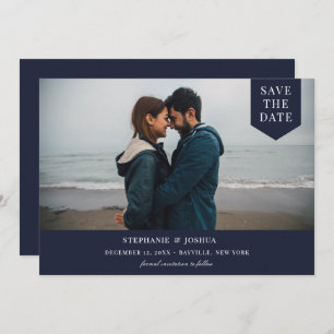 Reserve A Data Foto de etiqueta simples