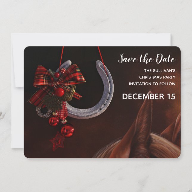 Reserve A Data Foto de ferradura equestre (Frente)