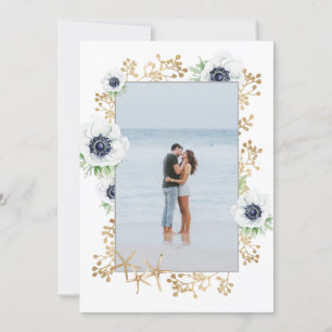 Reserve A Data Foto de Flor Anêmona Elegante Moderna de Watercolo