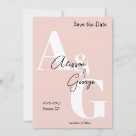 Reserve A Data Foto de Iniciais Modernos