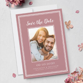 Reserve A Data Foto de Noivado Rosa Poeira Casamento
