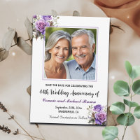 Foto de Rosas Roxo do Aniversário de Casamento qua